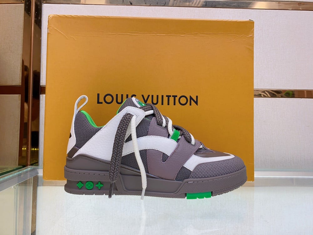 Louis Vuitton LV Skate Sneaker Green - Saint Clothings