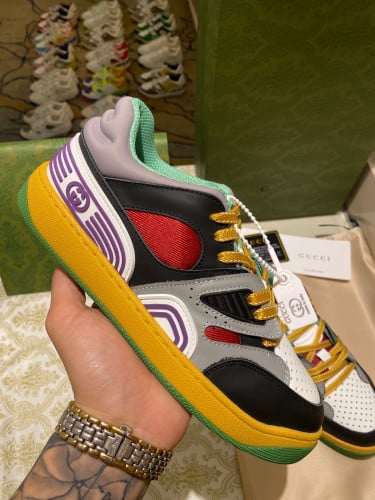 【極美品】GUCCI BASKET バスケットスニーカー マルチカラー キッズ用 Gucci Basket sneaker - Twenty Nine