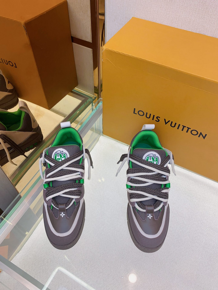 Louis Vuitton LV Skate Sneaker Green - Saint Clothings