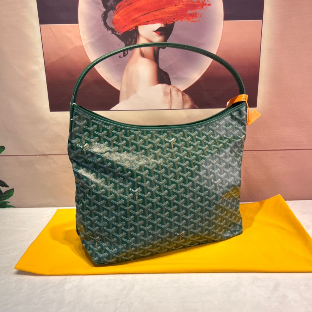 Goyard Boheme hobo green