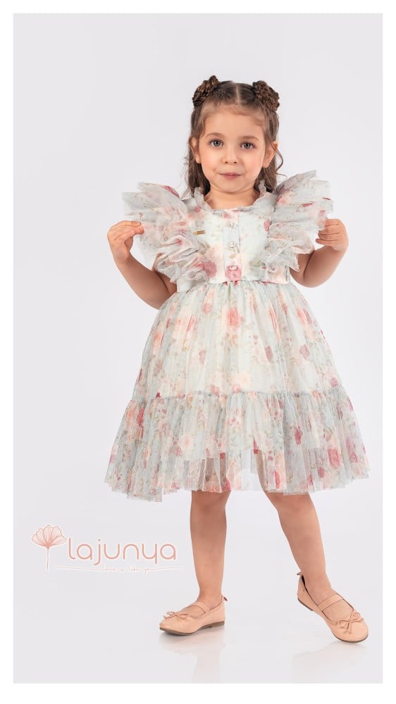 soor ploom Ismay Dress Tulip Print♡8Y soor ploom Ismay Dress