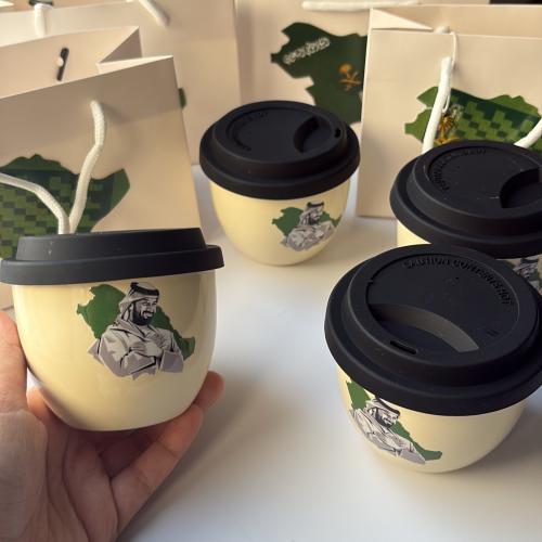 اكواب اليوم الوطني  سراميك 10قطع+