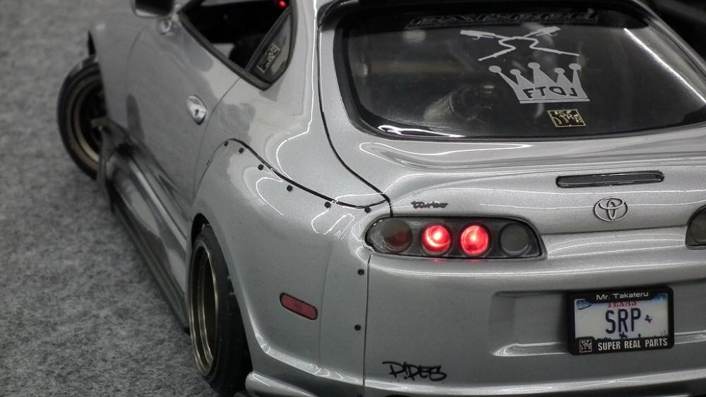 TOYOTA SUPRA JZA80 1-10 BODY SET [EXCEED RC] (SU-BODY-JZA80