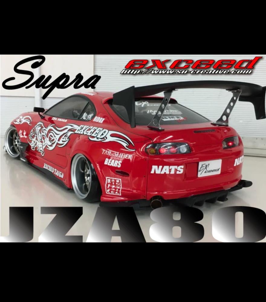TOYOTA SUPRA JZA80 1-10 BODY SET [EXCEED RC] (SU-BODY-JZA80
