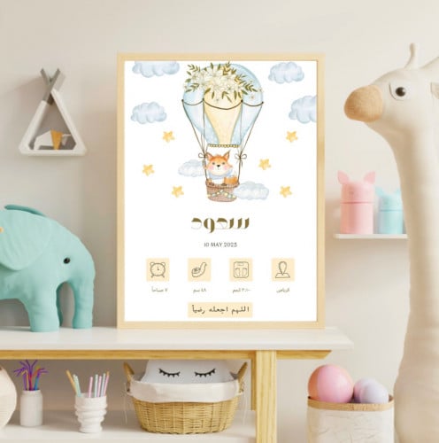 اطار يوم الولادة السعيد