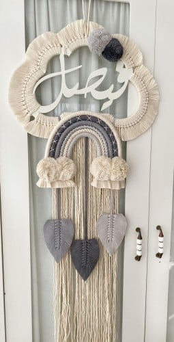 تعليقة جدارية الوان الطيف - رمادي