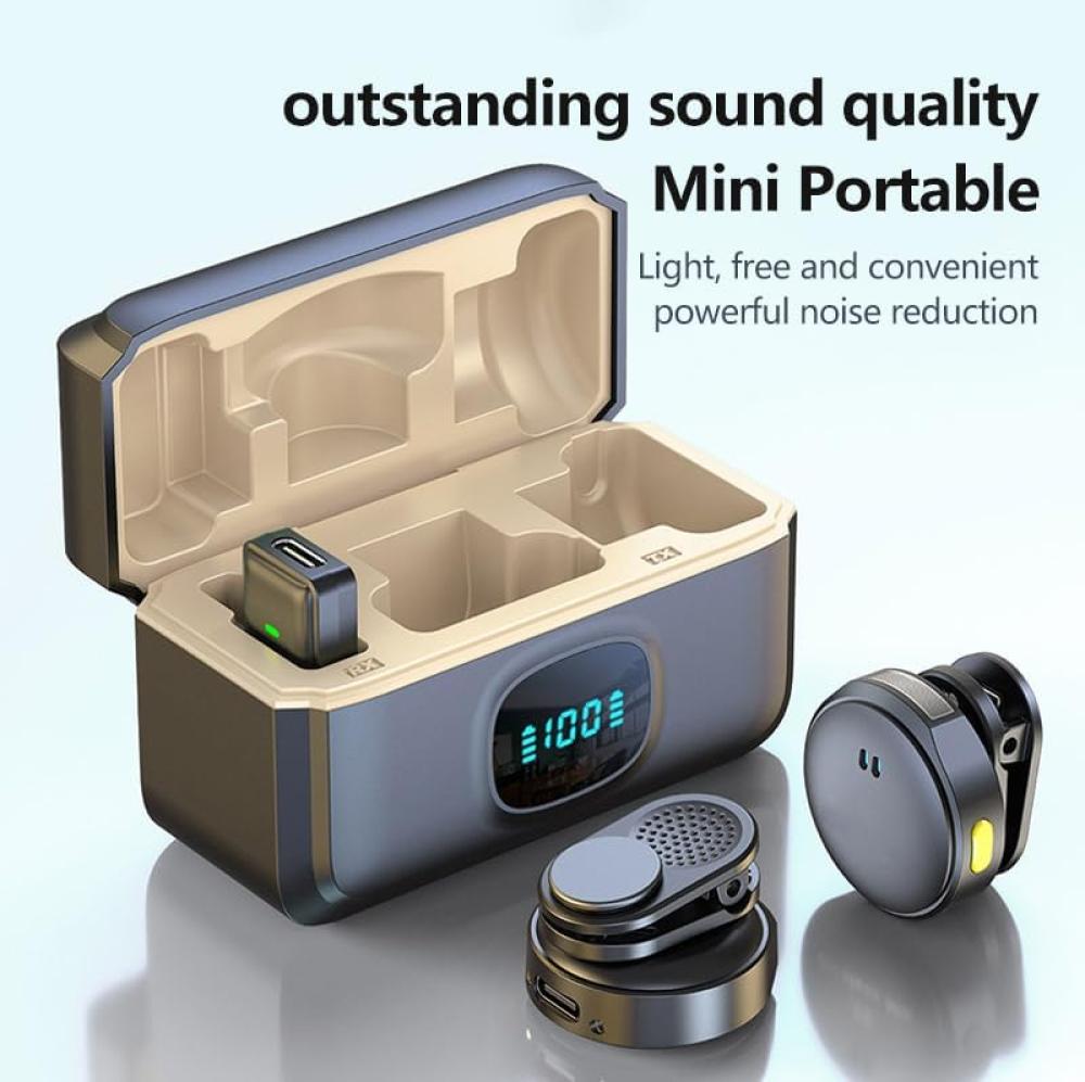 ميكروفون لاسلكي 2.4G – تسجيل احترافي بجودة عالية