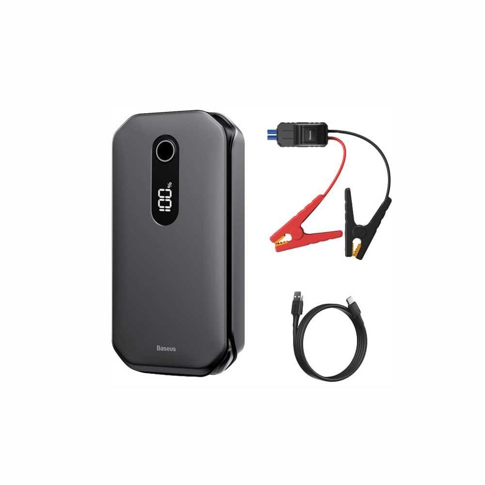 بطارية ومشغل سيارة بيسوس Super Energy Pro سعة 12000 ملي امبير / 12 فولت