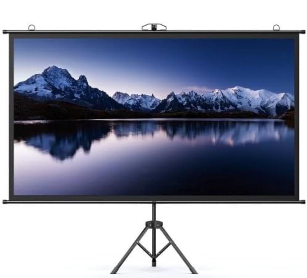 شاشة عرض 2 في 1 للبروجكتر مع حامل ثلاثي القوائم من يابير، موديل YS-100D