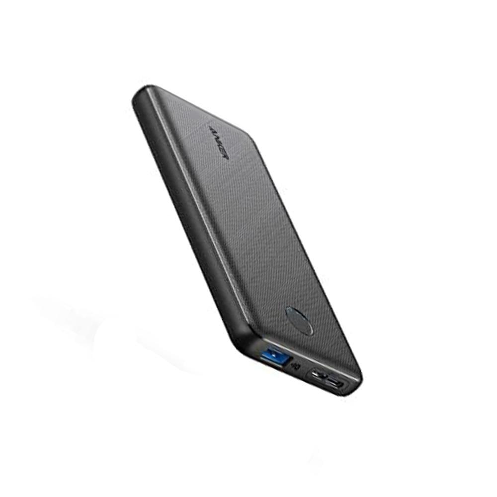 بطارية انكر باوركور سليم بسعة 10000 ملي امبير بقوة 12 واط بمنفذ تايب سي ومنفذ مايكرو ومنفذ يو اس بي