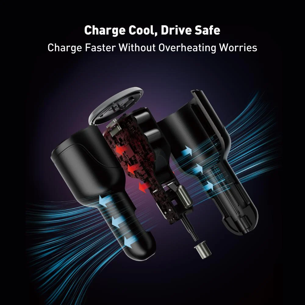 شاحن سيارة 140 واط JODA Car Bolt  PD 3.1 – فائق السرعة ومناسب لأحدث أجهزة MacBook Pro