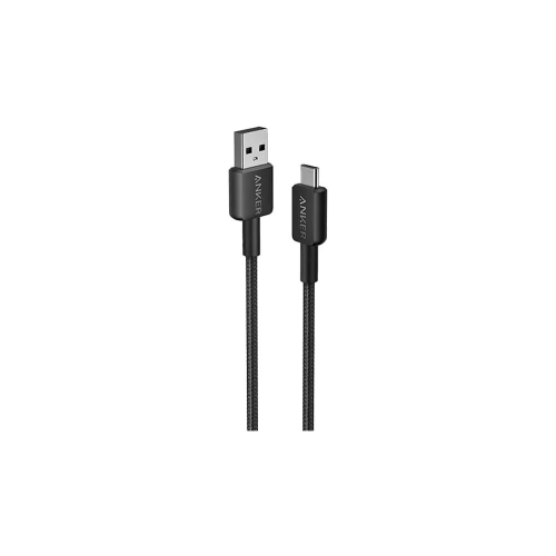 كيبل أنكر USB-A إلى USB-C مضفّر 3ft – شحن سريع وفا...