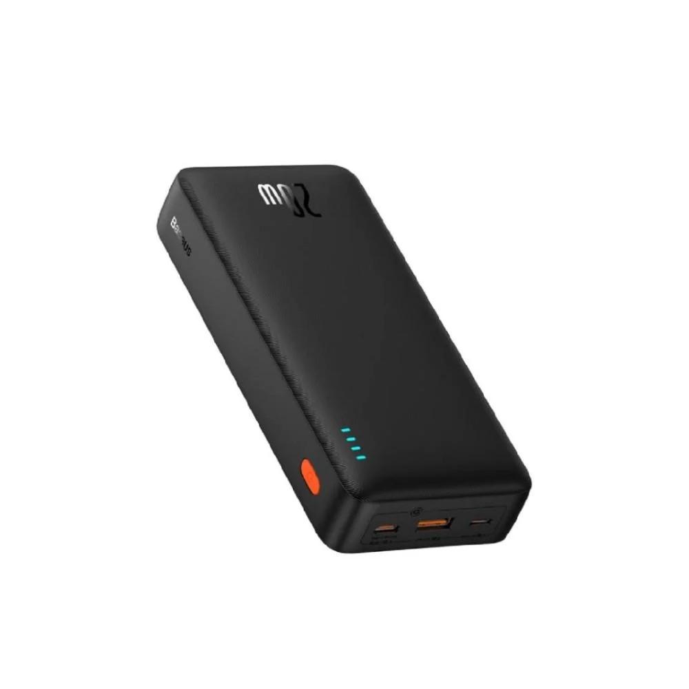 باور بانك بيسوس بسعة 20,000 ملي امبير بقوة 20 واط - اسود