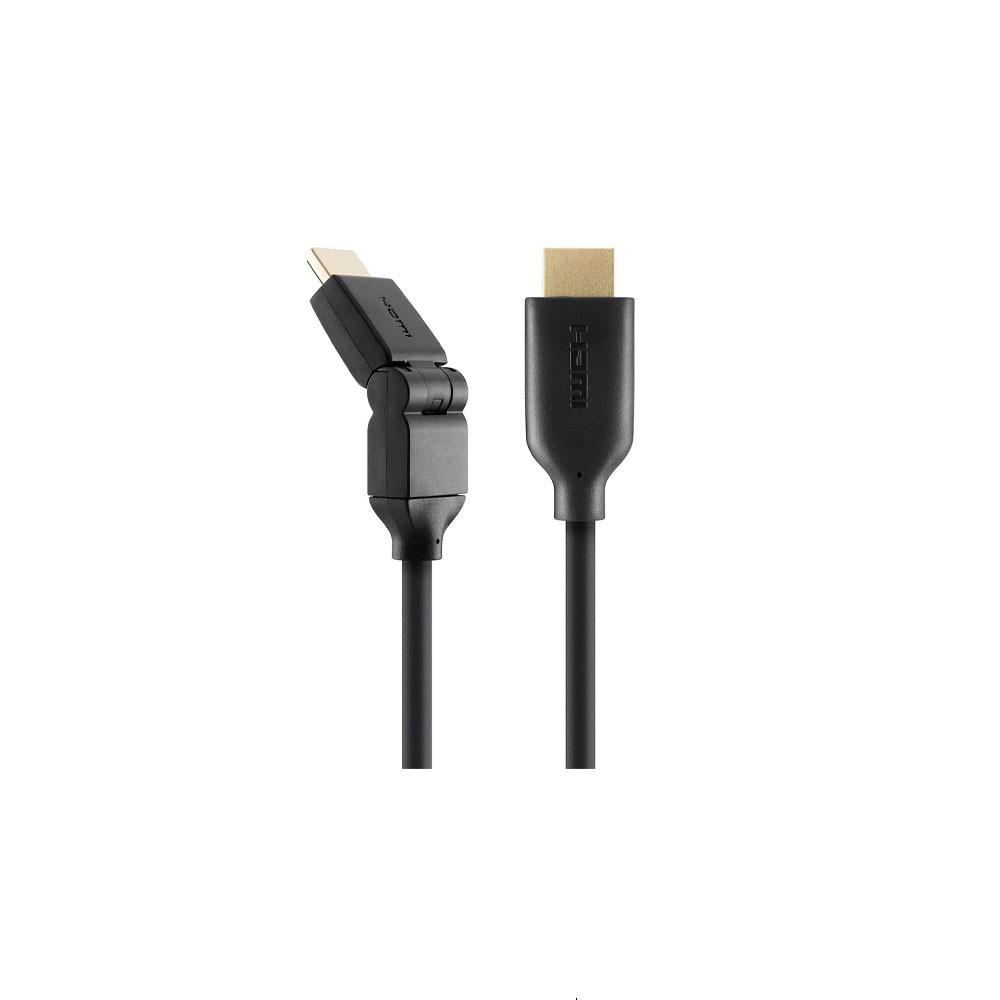 سلك بيلكن اتش دي ام اي مع ايثرنت عالي السرعة بطول 2 متر ودقة 4K