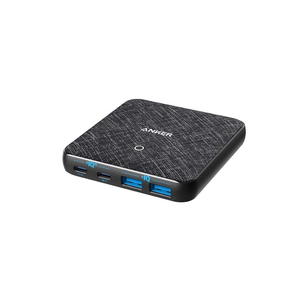 منصة شحن انكر بقوة 63 واط بمنفذين يو اس بي ومنفذين تايب سي