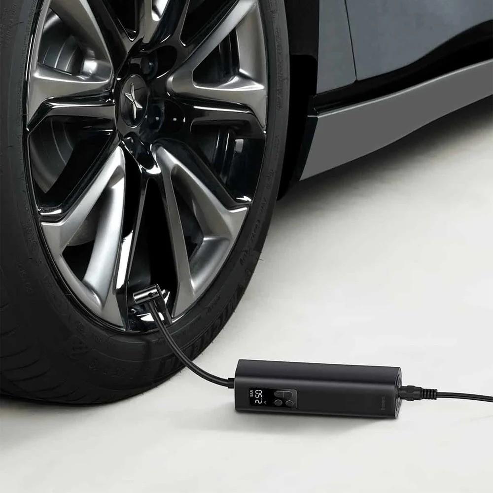 منفاخ هواء كهربائي سوبر ميني من بيسوس - اسود