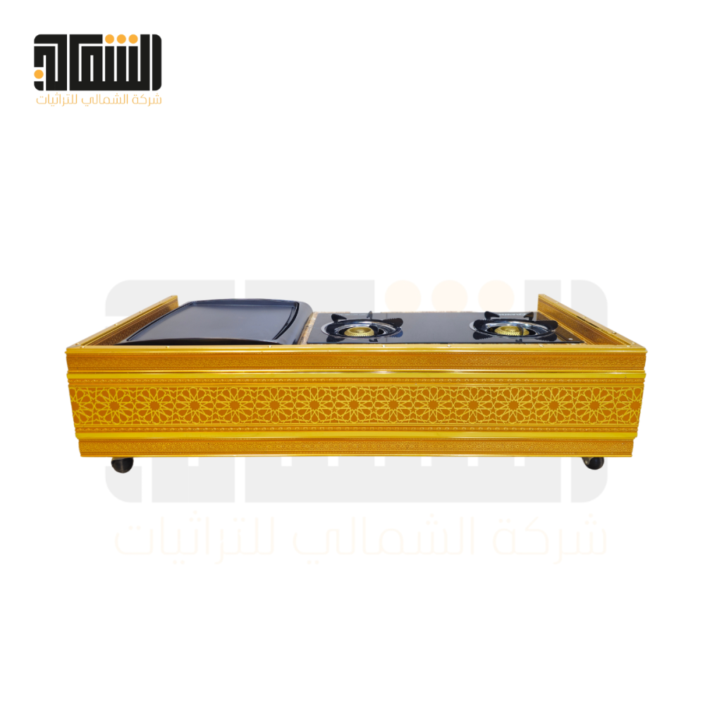 منقل عينين غاز ومبتكر نقش اسلامي ليزر لون ذهبي