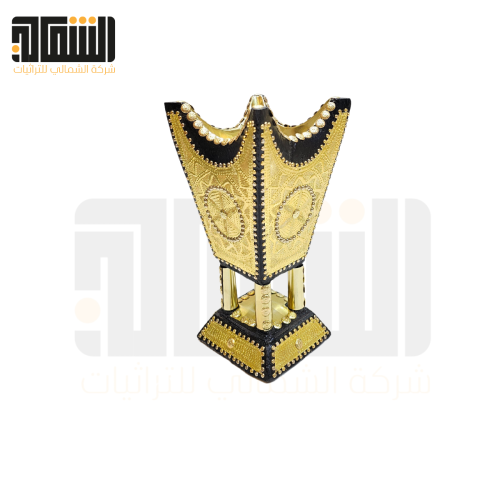 مبخره ملكي حايلي ملبس نحاس دهبي اسود