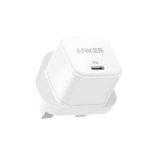 شاحن جداري أنكر  بقوة 20 واط بمنفذ تايب سي يتقنية PD