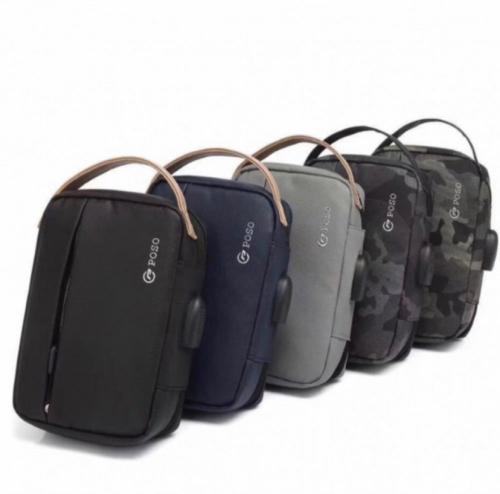 حقيبة يد من poso بمنفذ USB