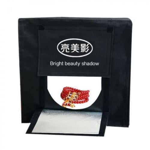 بوكس التصوير الاحترافي مع اضاءة LED 80X80X80CM