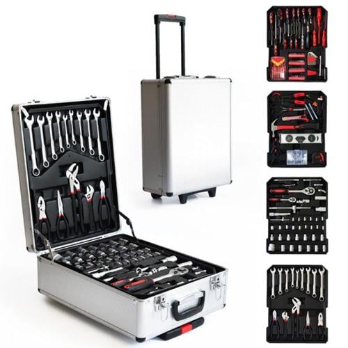 مجموعة عدد و ادوات 186 في 1 من 4 طبقات في حقيبة متنقلة