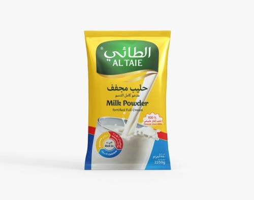 الطائي - حليب مجفف مدعم كامل الدسم 2250 جرام