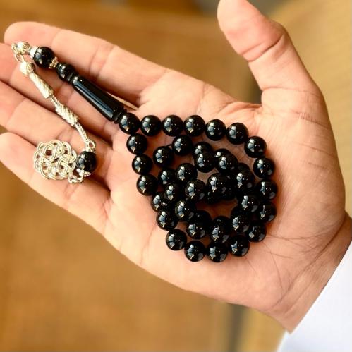 مسباح بكلايت أسود مع طربزونة تركية