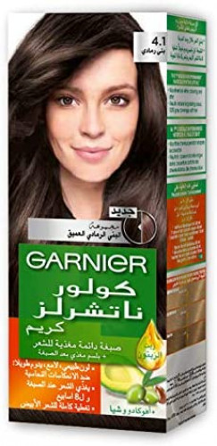 غارنيه صبغة شعر بني رمادي عميق 4.1
