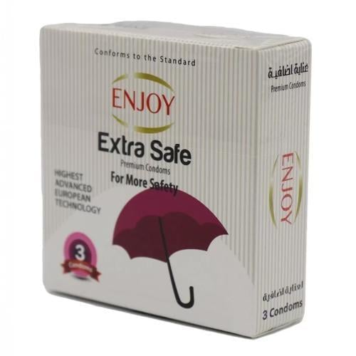 اينجوي عازل 3 عبوه اكستراء سيفEnjoy-CNDM-3pack-EXT...