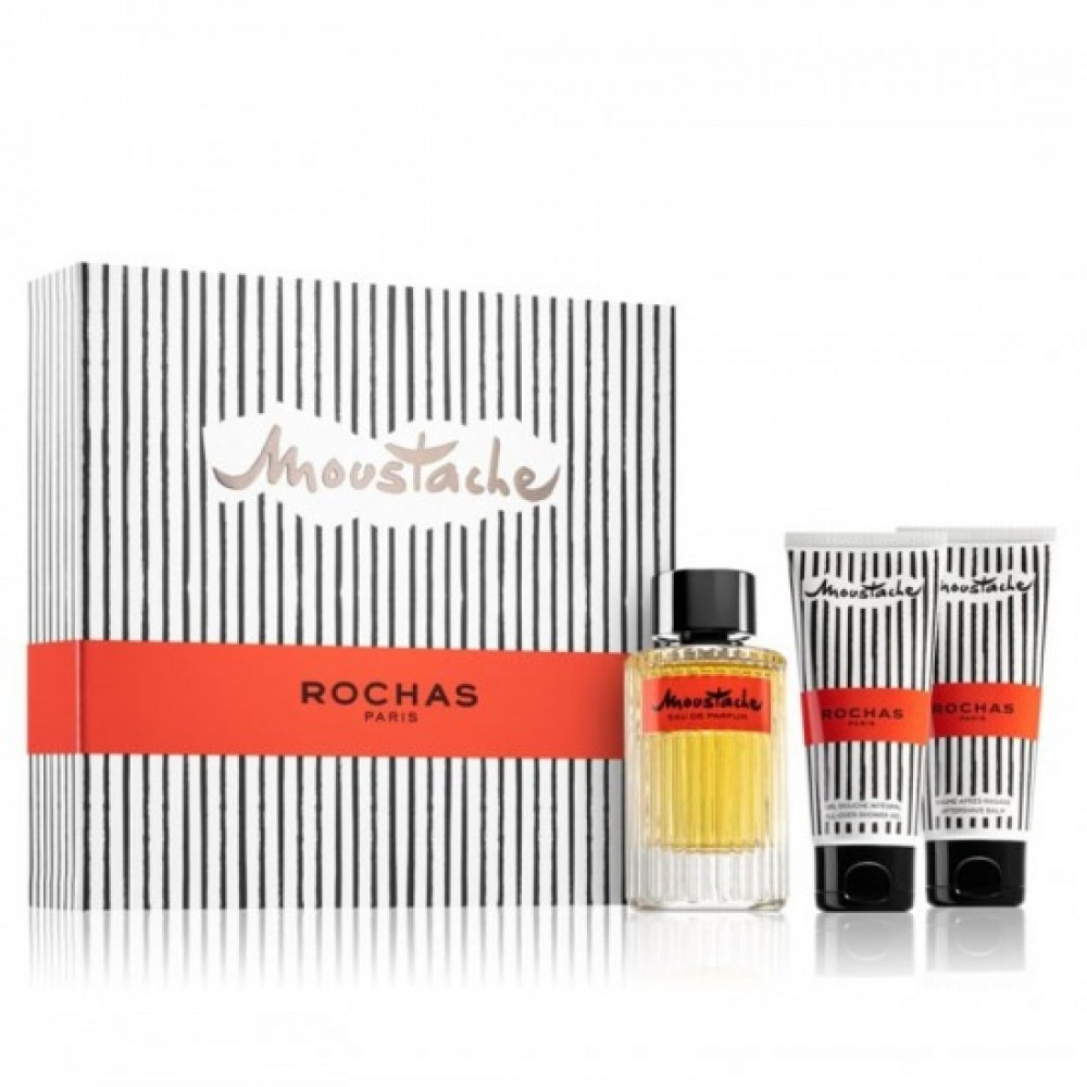 طقم روشاس موستاش او دو بارفيوم (عطر 125مل+بودي لوشن 75مل+افترشف 75مل)