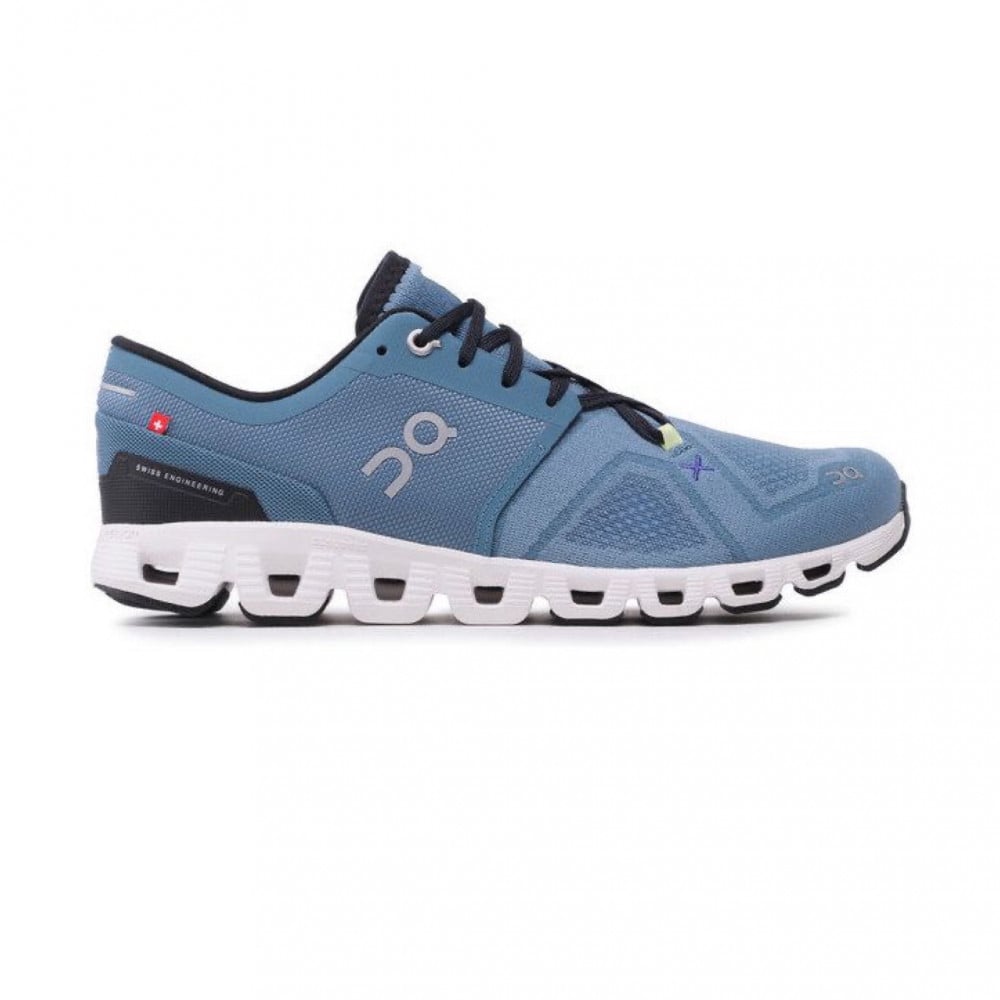 On Running Cloud x3 Pewter & White