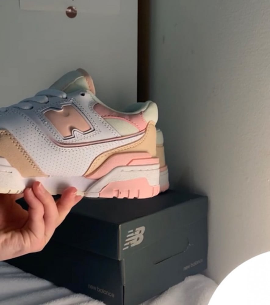New Balance 550 White Pink