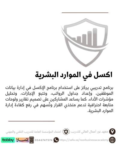 تطبيقات أكسل للموارد البشرية