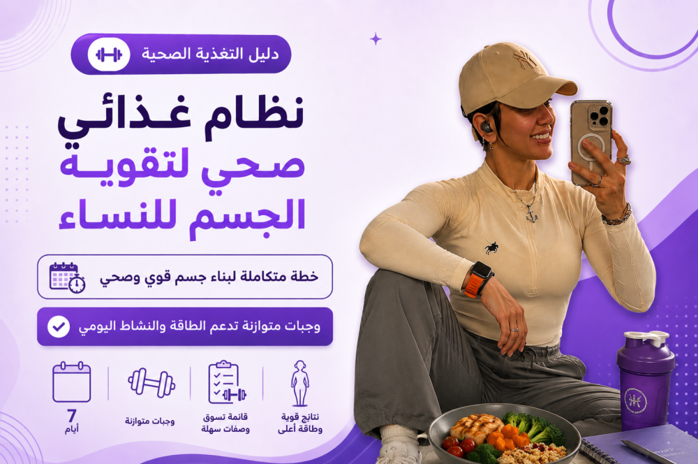 نظام غذائي صحي لتقوية الجسم للنساء: أسلوب حياة متكامل لصحة أفضل ولياقة أعلى