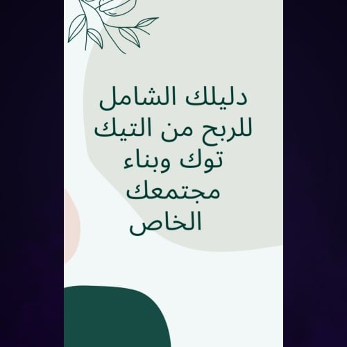 دليلك الشامل للربح من تيك توك