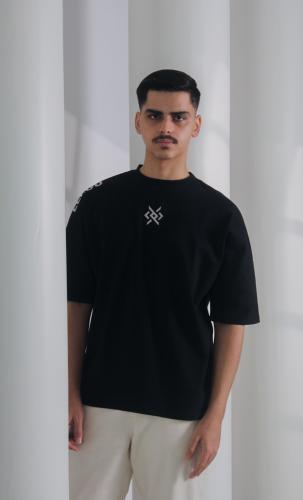 Unisex black T-shirt