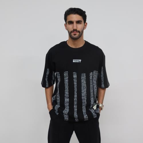 White black T-shirt