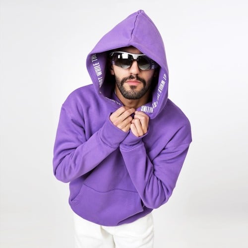 Unisex purple hoodie