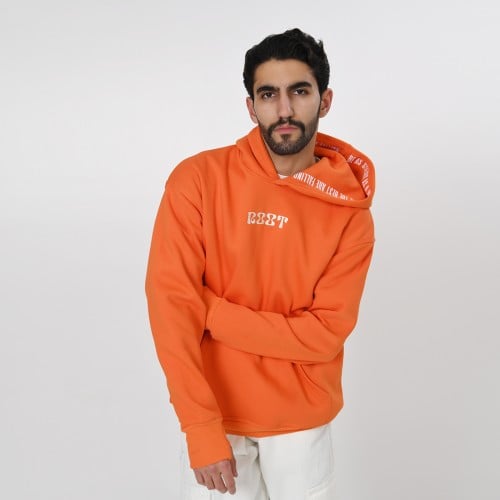 Unisex orange hoodie