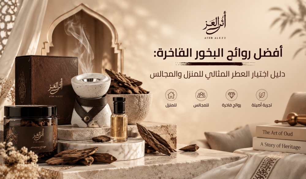 أفضل روائح البخور الفاخرة: دليل اختيار العطر المثالي للمنزل والمجالس