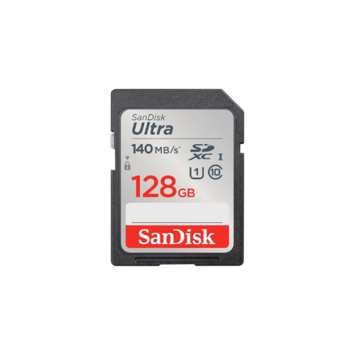 بطاقة ذاكرة سانديسك ألترا SD UHS-I بسرعة تصل إلى 140MB/s – SanDisk Ultra | سعات متعددة