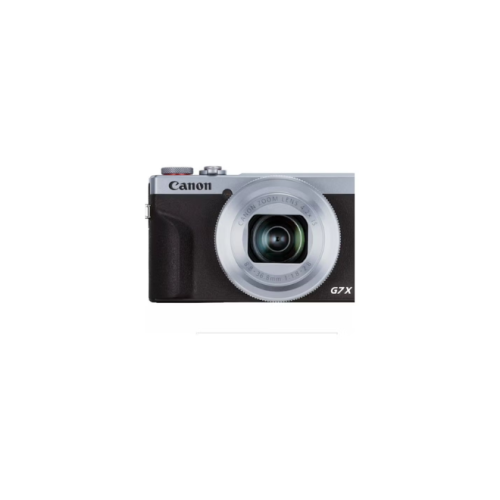 كاميرا كانون PowerShot G7 X Mark III بدقة 20.1 ميجابكسل، تصوير 4K وتقريب بصري 4.2x – فضي