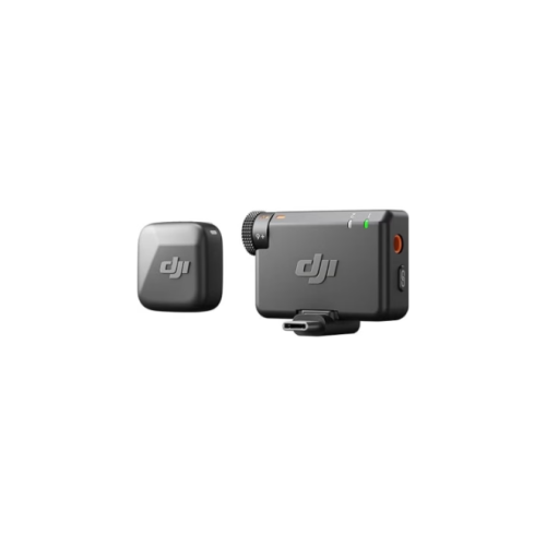 دي جي آي الميكروفون اللاسلكي DJI Mic Mini (1 جهاز إرسال + 1 جهاز استقبال)، ميكروفون لافالير خفيف للغاية مع إلغاء الضوضاء وضبط تلقائي، مناسب للكاميرات وآيفون وأندرويد والتصوير الفلوج