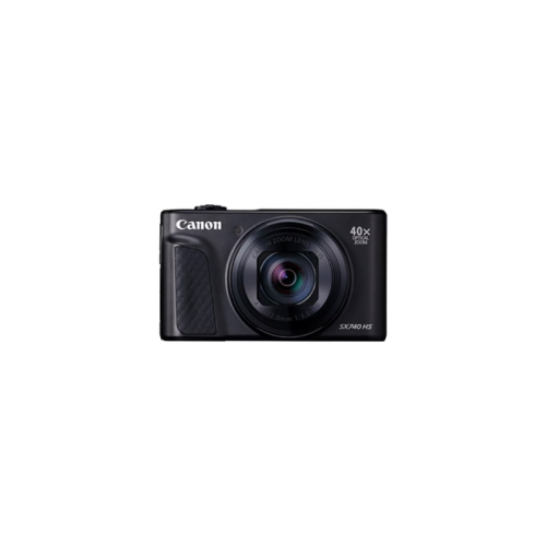 كاميرا كانون PowerShot SX740 HS بدقة 20.3 ميجابكسل، تقريب بصري 40x وتصوير 4K – أسود