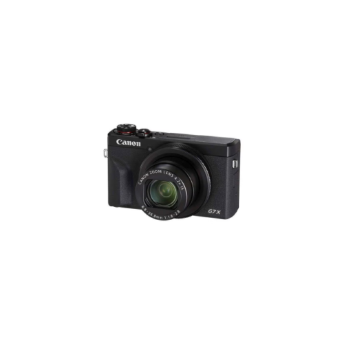 كاميرا كانون PowerShot G7 X Mark III بدقة 20.1 ميجابكسل، تصوير 4K وتقريب بصري 4.2x – أسود