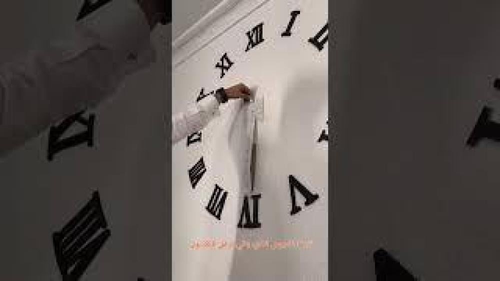 ساعة حائط  جدارية 3d زهرة ديكورات