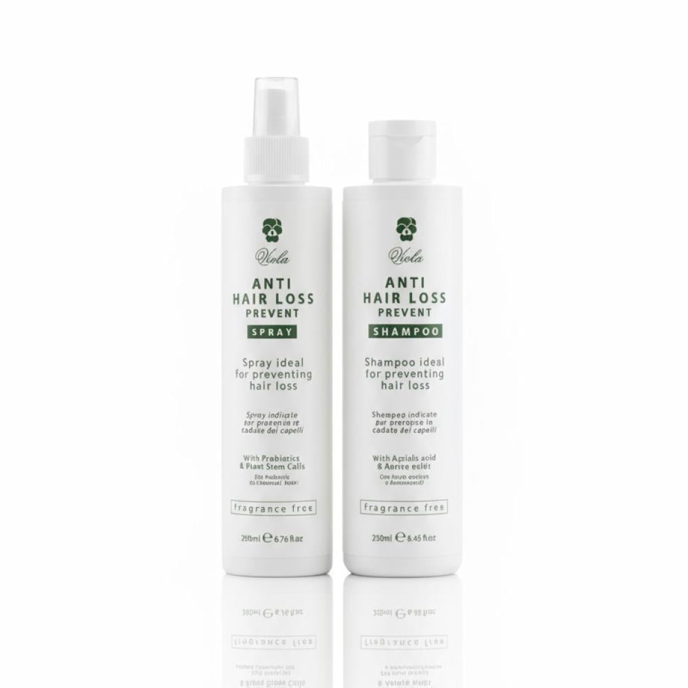فيولا مجموعة منع تساقط الشعر بتقنية الخلايا الجذعية (بخاخ + شامبو)