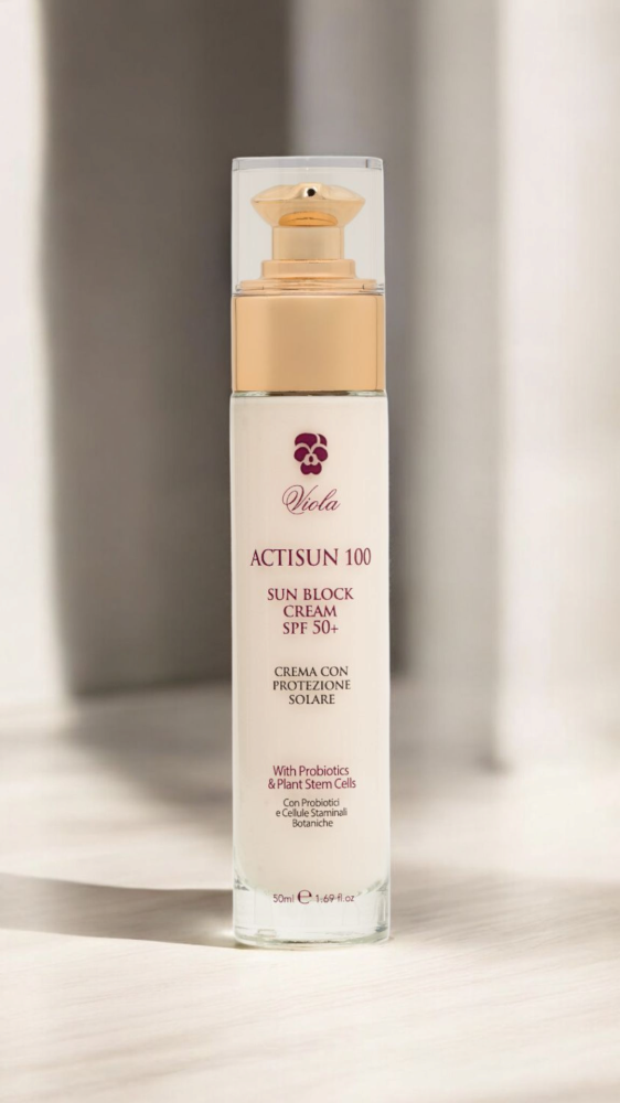 كريم فيولا واق من الشمس حماية +50 بتقنية الخلايا الجذعية النباتية