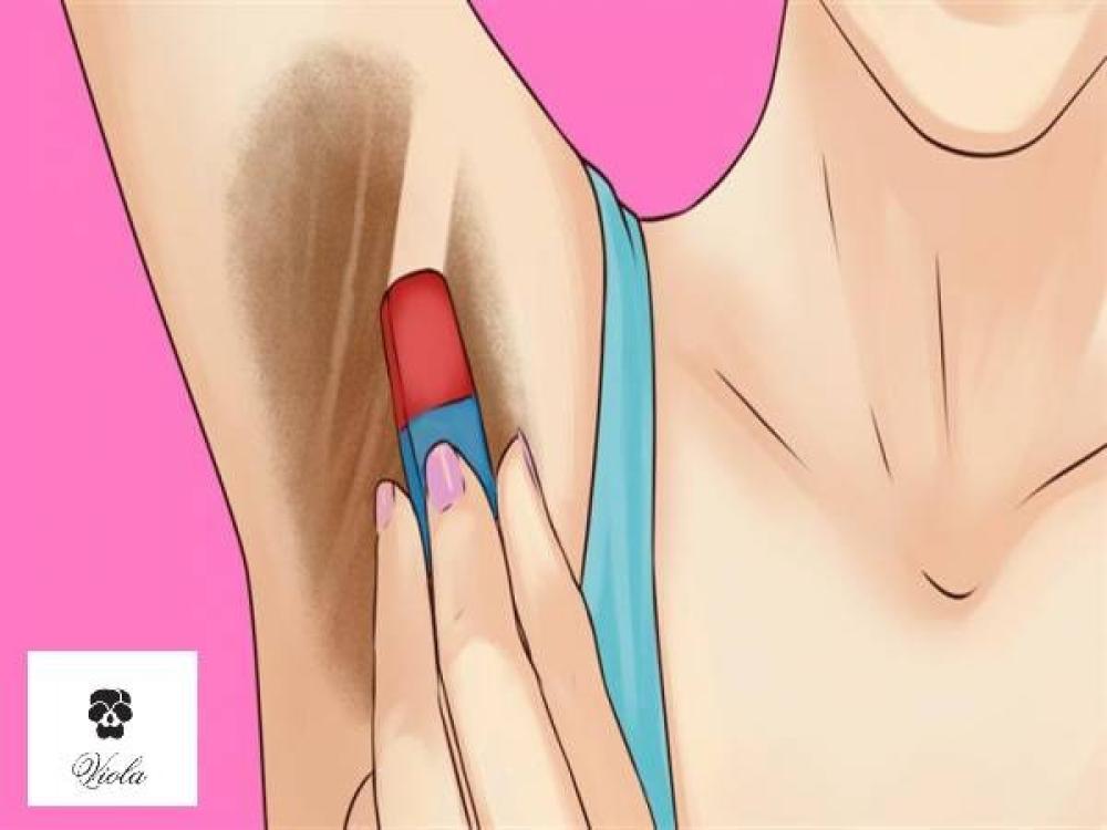 طريقة تبيض الابط